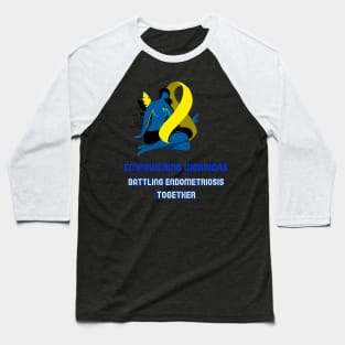 Empowering Warriors: Battling Endometriosis Together Baseball T-Shirt